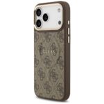Case Guess 4G PU Classic Logo MagSafe for iPhone 17 Pro Max brown - imagine 2