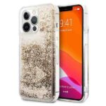 Guess GUOHCP14LGLHFLGO iPhone 14 Pro 6,1" gold hardcase Glitter Charms
