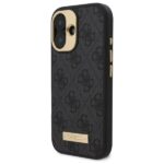 Guess GUHMP16MU4GPRK iPhone 16 Plus 6.7" black hardcase 4G Logo Plate MagSafe - imagine 2