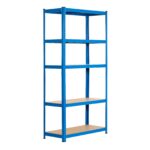 Extralink Metal Shelving Unit 180x90x40 Blue - imagine 4