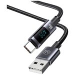 Cable USAMS Sufeng Series US-SJ673 66W 6A Fast Charging USB-C to USB-A 1.2m tarnish - imagine 2