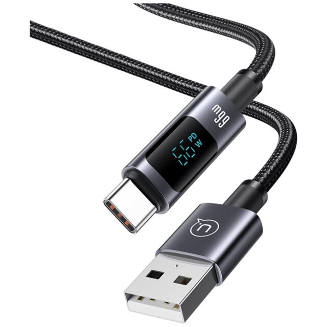 Cable USAMS Sufeng Series US-SJ673 66W 6A Fast Charging USB-C to USB-A 1.2m tarnish - imagine 2