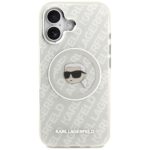 Karl Lagerfeld IML Karl Head Logo MagSafe Case for iPhone 17 Grey - imagine 3