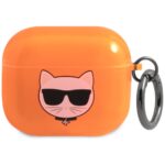 Karl Lagerfeld KLA3UCHFO AirPods 3 cover orange Choupette