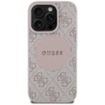 Case Guess 4G Circle Classic Logo MagSafe for iPhone 16 Pro Max pink - imagine 3