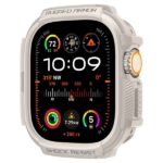 Spigen Rugged Armor Apple Watch Ultra (1/2) 49mm dune beige ACS07381 - imagine 2