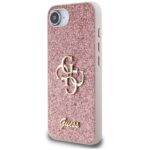 Case Guess Fixed Glitter Big 4G for iPhone 16e pink - imagine 2