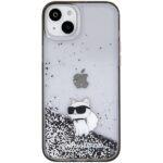 Karl Lagerfeld KLHCP15MLKCNSK iPhone 15 Plus/ 14 Plus 6.7" transparent hardcase Liquid Glitter Choup - imagine 3