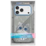 Case Nimmy Big Eyed Pet 2.0 Cat for iPhone 17 Pro Max grey - imagine 2