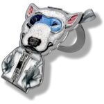 Magnetic pendant Nimmy Cool&Cute    2.0 Dog grey - imagine 4