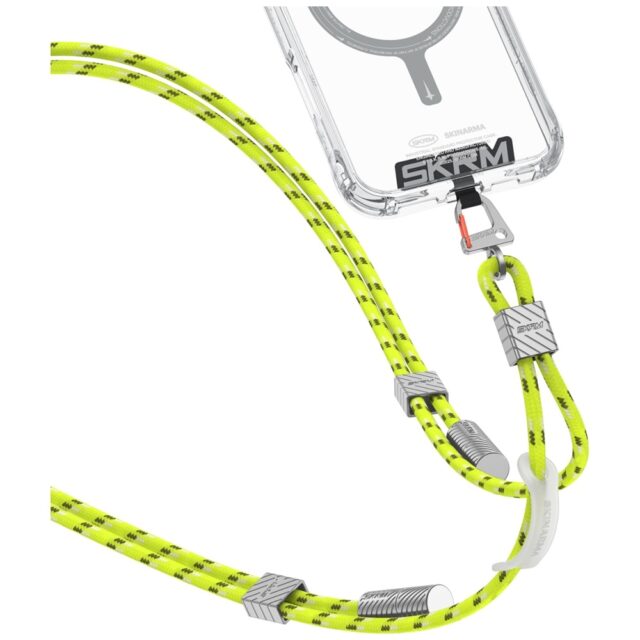 Universal phone lanyard cable 2in1 Skinarma Dyno Ve USB-C/USB-C niteglow - imagine 2