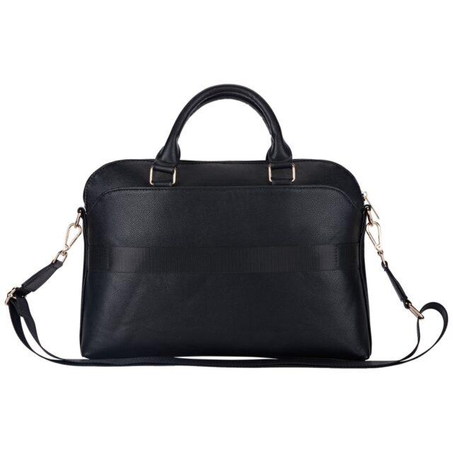 Bag Guess Grained Zipper Pocket Triangle Logo 15" black - imagine 2