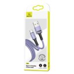 USAMS U52 USB-C 2A Fast Charge Cable 1m purple SJ436USB04 (US-SJ436)