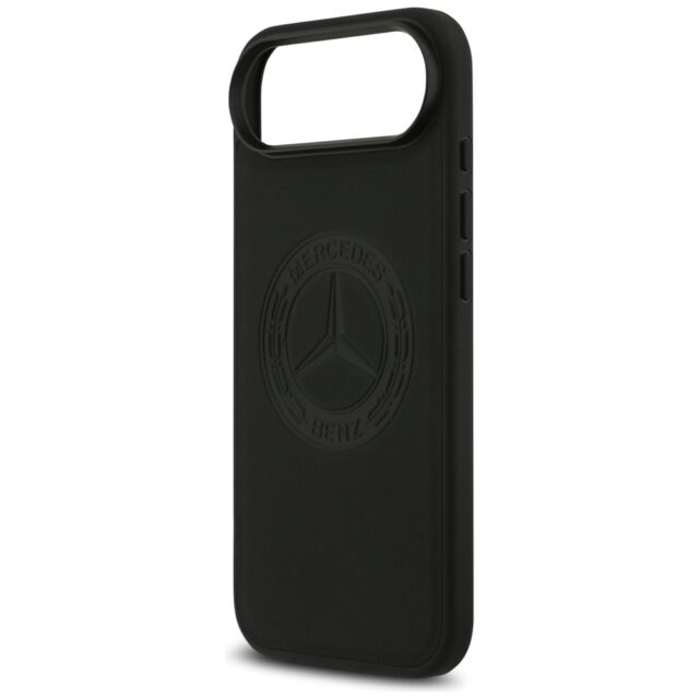 Mercedes Leather Vintage Logo MagSafe Case for iPhone Air Black - imagine 6