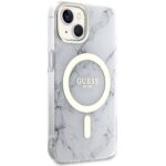 Guess GUHMP14MPCUMAH iPhone 14 Plus/ 15 Plus 6.7" white hardcase Marble MagSafe - imagine 4
