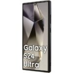 Case BMW BMHCS24L23RCGPK S24 Ultra S928 black hardcase Signature Leather Crossing Lines Pattern - imagine 5