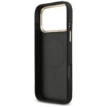 Guess 4G Srtass Logo & Big Strap Metal Buttons MagSafe Case for iPhone 17 Pro Max black - imagine 7
