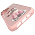 Nimmy case iPhone 16 6.1" pink Glasses Cool Cat - imagine 8