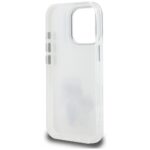 Case Karl Lagerfeld IML Aquarelle Karl   & Choupette & Logo for iPhone 16 Pro Max white - imagine 7