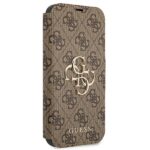 Guess GUBKP13L4GMGBR iPhone 13 Pro / 13 6,1"brown book 4G Big Metal Logo - imagine 3