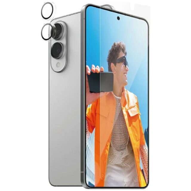 Protective Set PanzerGlass Hoops+UWF 2-in-1 Glass+Lens for Samsung Galaxy S25 Edge - imagine 2