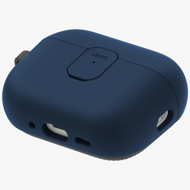 Case UNIQ Clyde for AirPods Pro 3 gen blue-grey - imagine 4