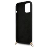 Guess GUHCP12MLSC4GBK iPhone 12/12 Pro 6,1" black hardcase 4G Gold Chain Collection - imagine 7