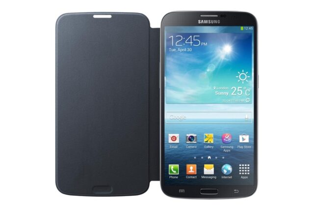 Case Samsung EF-FI920BB i9200 Mega 6.3 black - imagine 3