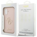 Guess Silicone Big 4G Script Case for iPhone 17 Pink - imagine 8