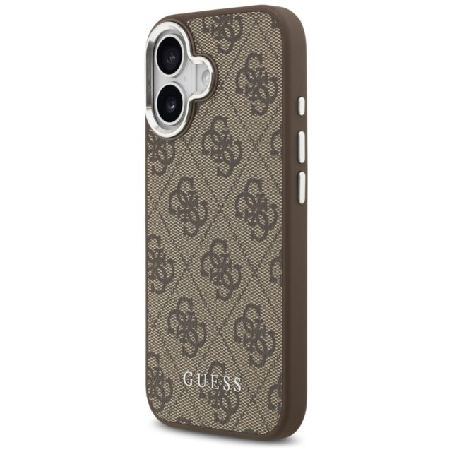 Case Guess 4G Classic Logo MagSafe for iPhone 17 brown - imagine 2