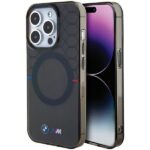 BMW BMHMP15LHGPK iPhone 15 Pro 6.1" grey hardcase Pattern MagSafe