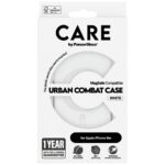 Case CARE by PanzerGlass Flagship Urban Combat White MagSafe for iPhone 16e transparent - imagine 3