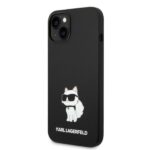 Karl Lagerfeld KLHMP14SSNCHBCK iPhone 14/ 15 / 13 6,1" hardcase black Silicone Choupette MagSafe - imagine 2