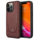 Mercedes MEHCP14LARMRE iPhone 14 Pro 6.1" Red Hardcase Leather Urban Bengale