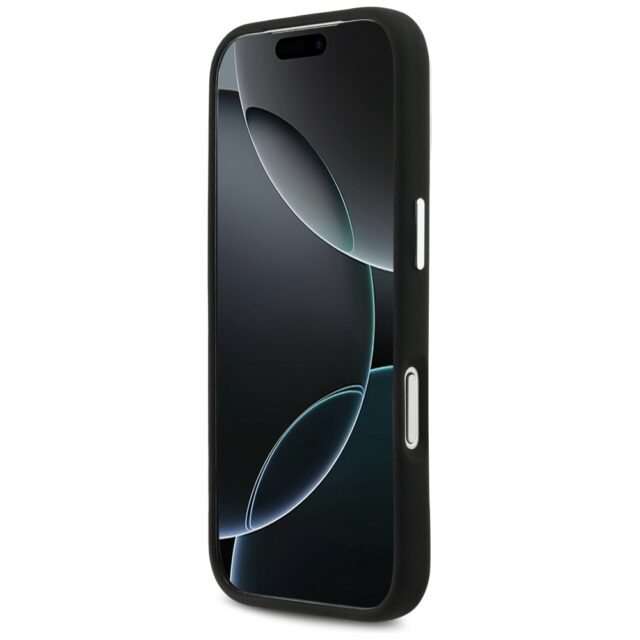 Case Mercedes Silicone Vintage Logo MagSafe for iPhone 17 Pro black - imagine 5