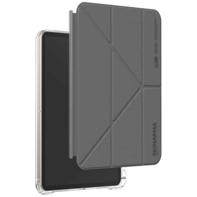 Case Skinarma Zeta iPad Air 11"          (M2/M3/5Gen/4Gen) grey - imagine 5