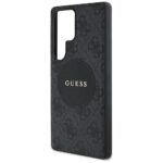 Case Guess 4G Round Patch Classic Logo MagSafe to Samsung Galaxy S25 Ultra black - imagine 6