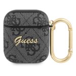 Guess GUA24GSMK AirPods 1/2 cover grey 4G Script Metal Collection
