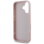 Guess GUHCP16SPSQSQSP iPhone 16 6.1" pink hardcase Quiled Metal Logo - imagine 7
