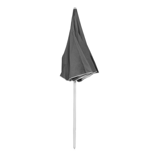 Foldable Beach Umbrella Black Forest, 1.8m Grey - imagine 5