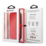 Ferrari FESAXFLBKP13XRE iPhone 13 Pro Max red book On Track Carbon Stripe - imagine 7