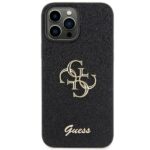 Guess GUHCP13XHG4SGK iPhone 13 Pro Max 6.7" black hardcase Glitter Script Big 4G - imagine 3