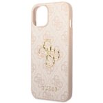 Guess GUHCP14S4GMGPI iPhone 14 / 15 / 13 6.1" pink hardcase 4G Big Metal Logo - imagine 6