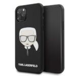 Karl Lagerfeld KLHCN65GLBK iPhone 11 Pro Max black Iconik Embossed & Glitter