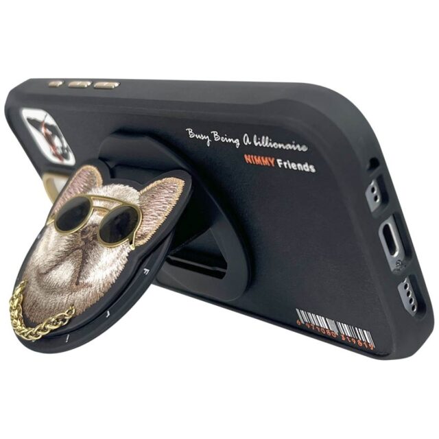 Nimmy Glasses Cool Dog MagSafe case for iPhone 16 Pro Max black - imagine 5