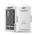 DKNY DKHCS24SPCPTSSK S24 S921 black hardcase Leather Checkered Mono Pattern & Printed Stripes - imagine 8