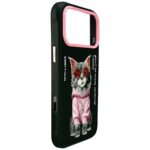 Case Nimmy Glasses Cool Cat for iPhone 17 Pro Max black - imagine 6