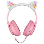 Defender słuchawki Bluetooth FreemotionB505 Led różowy/pink (63505) - imagine 3