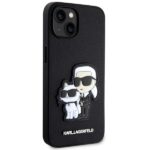 Karl Lagerfeld KLHCP14SSANKCPK iPhone 14/ 15 / 13 6.1" hardcase black Saffiano Karl & Choupet - imagine 4