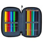 Piórnik Podwójny z WyposażeniemStright PC-04 tęczowe jednorożce/rainbow unicorns - imagine 3